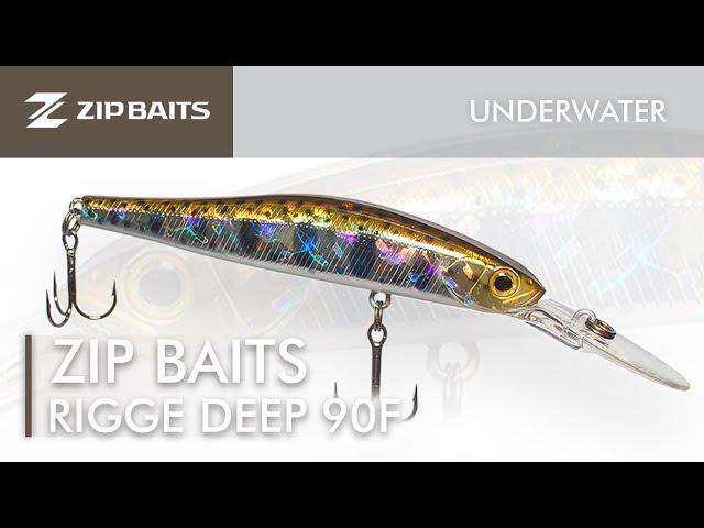 ZipBaits : Rigge Deep 90F - Underwater (Lure Action)