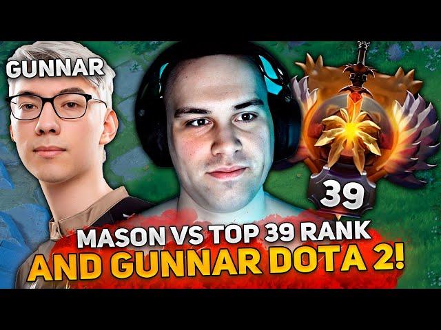 MASON on ZEUS MID vs TOP 39 SHADOW FIEND and GUNNAR DOTA 2!