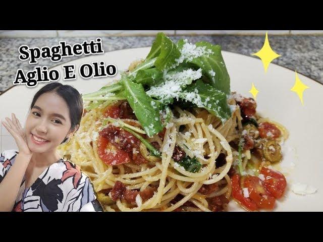 Spaghetti Aglio E Olio Home Cooking With K.K. EP.4