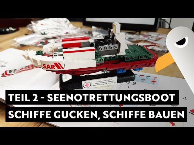 Schiffe gucken, Schiffe bauen ️️ Bluebrixx Seenotrettungsboot der DGzRS Teil 2