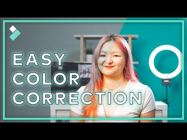 Color Correction Basics (S-LOG Footage) | Wondershare Filmora X Tutorial