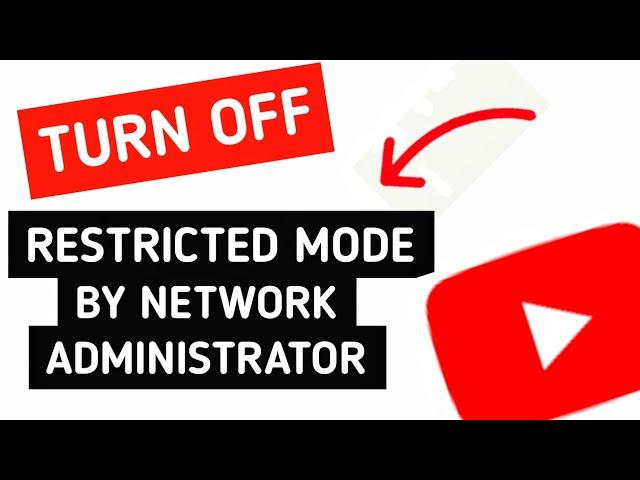 How To FIX & TURN OFF YouTube Restricted Mode Turned On By Your Network Administrator | (Mobile+PC)