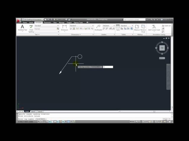 AutoCAD 2011 Tutorial - Adding a Multileader with Block Content