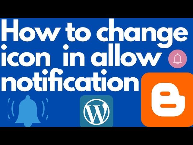 how to change icon in one signal | web push notification | web push notification icon not showing