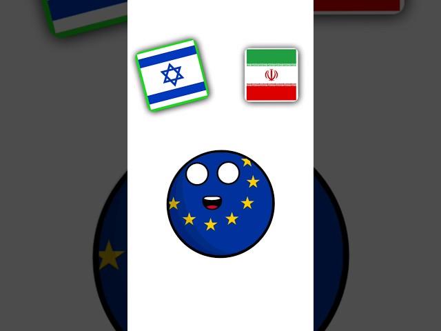 countries support iran or israel #historyballs #countryballs