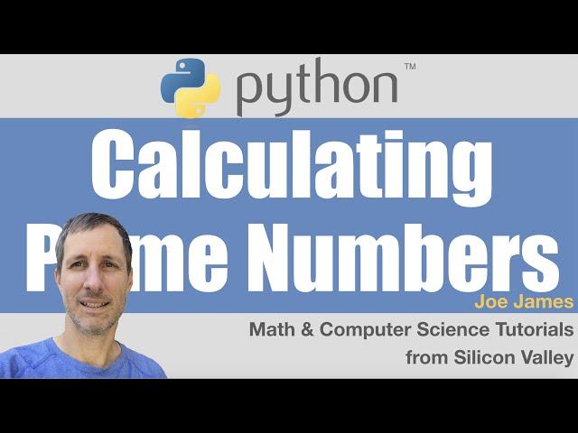 Python: Calculating Prime Numbers