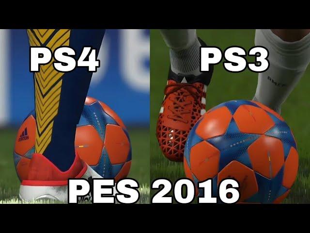 PES 2016 PS4 Vs PS3