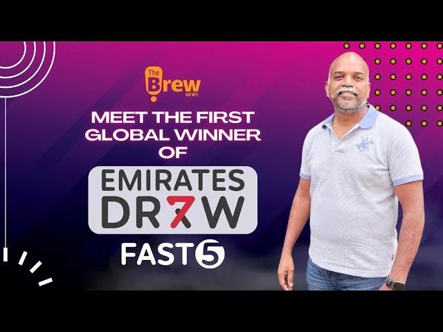 Indian man from India, wins Dubai raffle draw of AED 25,000/month for 25 years in Emirates Draw!