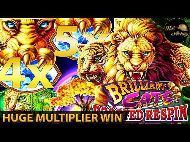 ⭐️X4X5 MAX BET HUGE WIN⭐️ BRILLIANT CATS BOOSTED RESPIN | NEW SLOT HORSEA OF HELIOS BONUS MACHINE