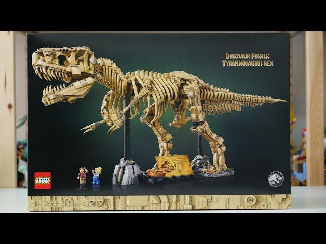 LEGO Jurassic World 76968 Dinosaur Fossils : Tyrannosaurus rex - LEGO Speed Build Review