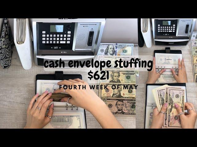 ️ $621 cash envelope stuffing | may #4 | sinking funds and savings challenges