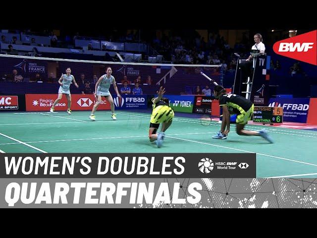 YONEX French Open 2022 | Matsuyama/Shida (JPN) [3] vs. Tan/Muralitharan (MAS) | QF