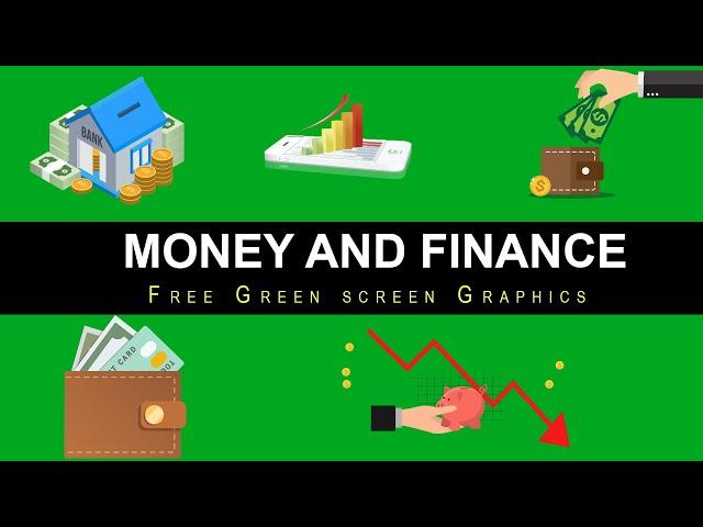 MONEY AND FINANCE - Green Screen video