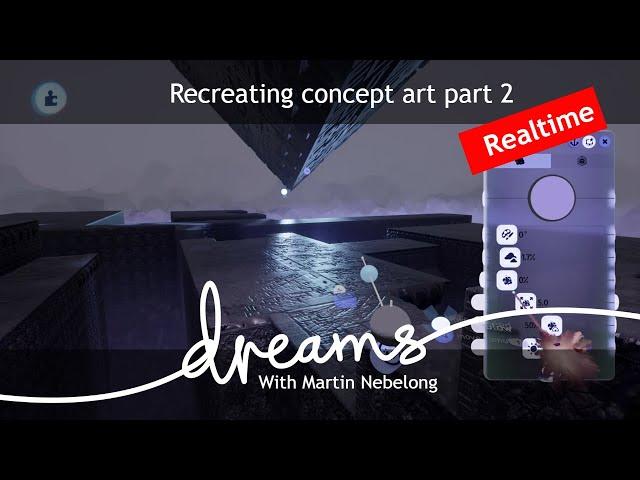 Andrée Wallin digital painting recreated in Dreams - Part 2