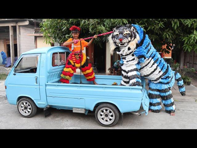 film pendek | GAWAT BARONGAN GALAK CAN MACANAN LEPAS!! satu kampung kabur semua [ Ngakak poll ]