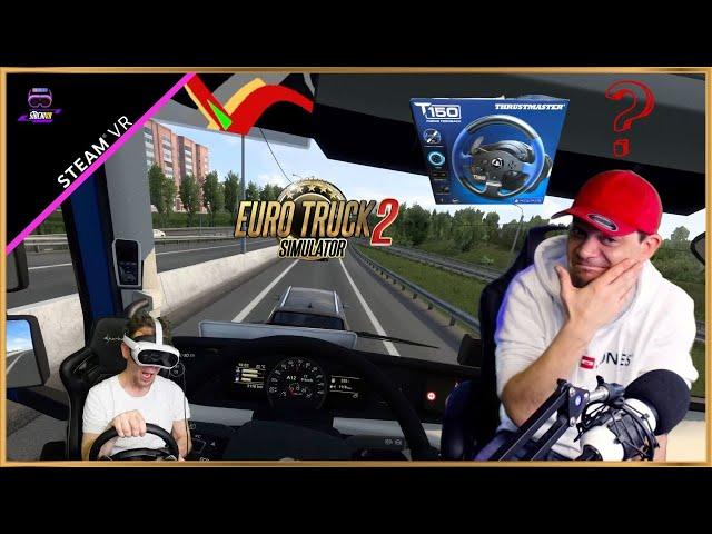 Das erste Mal mit Lenkrad! Okny im Euro Truck Simulator 2 VR mit der Pico 4 - Deutsch #ets2vr