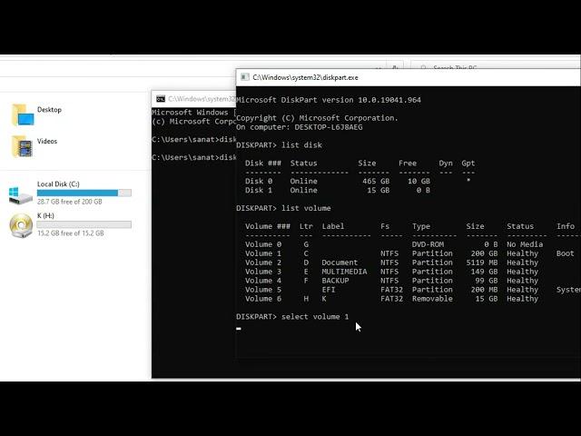 How to Merge two volume In Window 7/8/10/11 Using Cmd ? How to Merge C Drive with Unallocated Space?