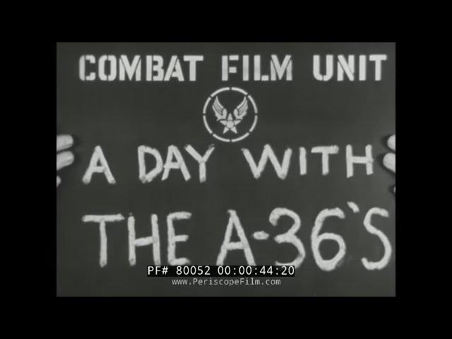 WAR FILM 20-2  P-51 MUSTANG / A-36 APACHE GROUND  GERMAN WAR PRODUCTION (Print 1 -- see 87874)