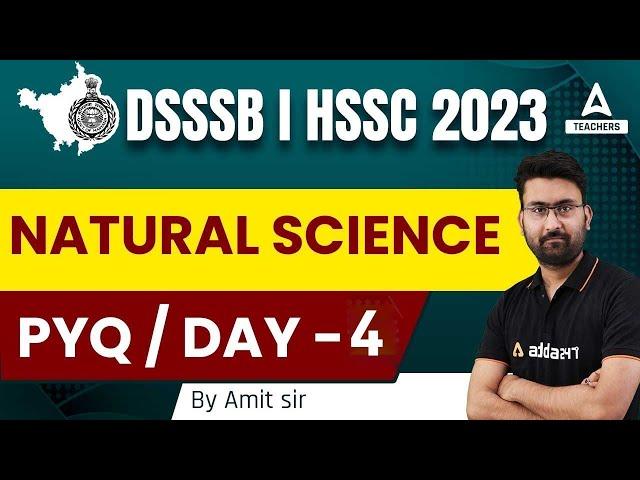 DSSSB/HSSC TGT 2023 | DSSSB TGT Natural Science | DSSSB/HSSC TGT Natural Science PYQ  | By Amit Sir