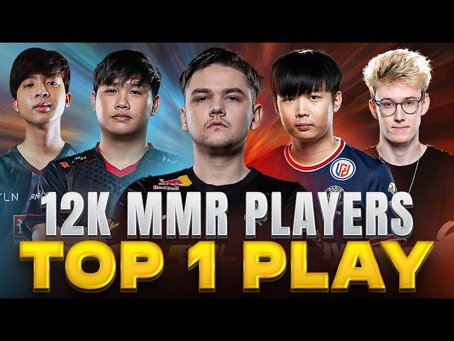 ALL 12k MMR Players with their TOP-1 Play In Dota 2 History