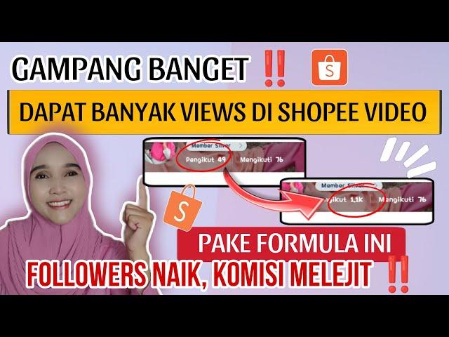 TERNYATA PAKE FORMULA INI VIDEO DI SHOPEE JADI BANYAK YANG NONTON | CARA FYP DI SHOPEE VIDEO