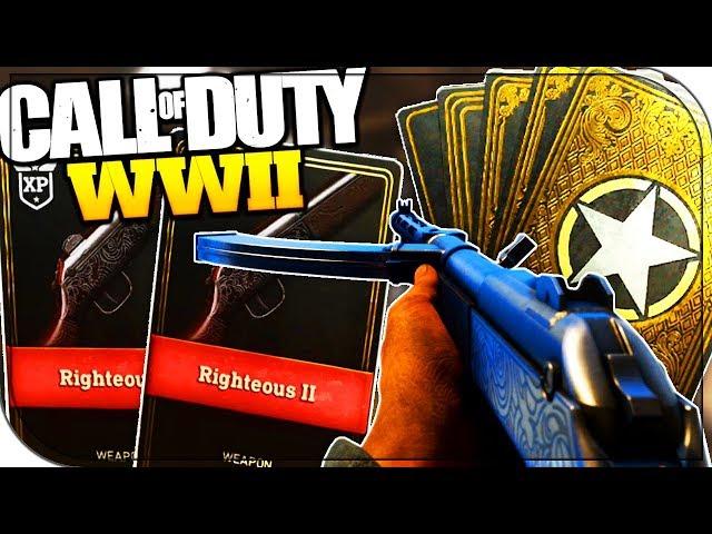 HEROIC TYPE-100 BEST CLASS SETUP in COD WW2! BEST SMG CLASS WORLD WAR 2! (WW2 Type-100 Righteous II)