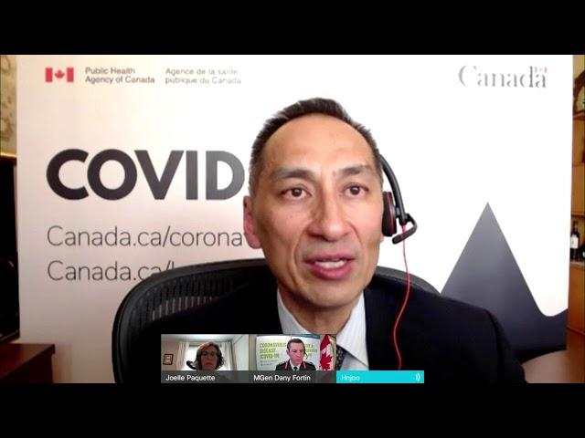 3:30pm EST: Government of Canada officials update COVID-19 and vaccines