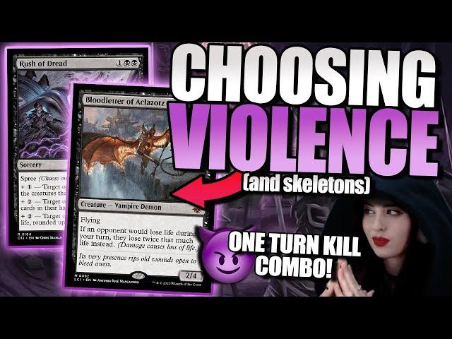 This Combo is NOT FAIRNEW Standard Mono Black Deck!MTG Gameplay & Deck Tech