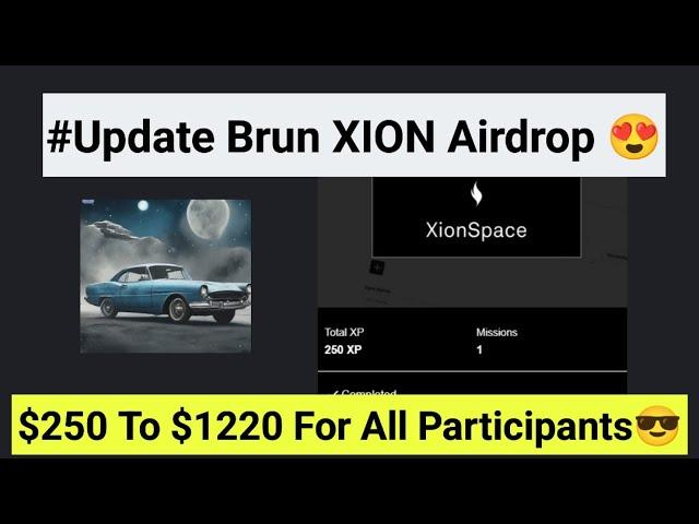 Xion Network Free Airdrop | Xion Airdrop New Task | Free Testnet Xion Airdrop | Xion Testnet Airdrop