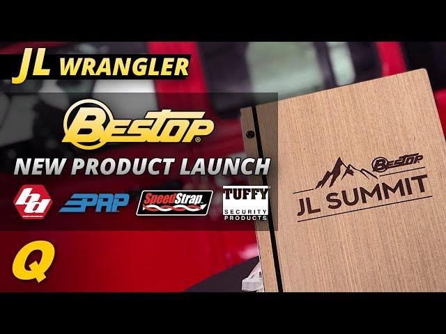 New Jeep Wrangler JL Products from Bestop, Baja Designs, Tuffy Security, PRP Seats and SpeedStrap