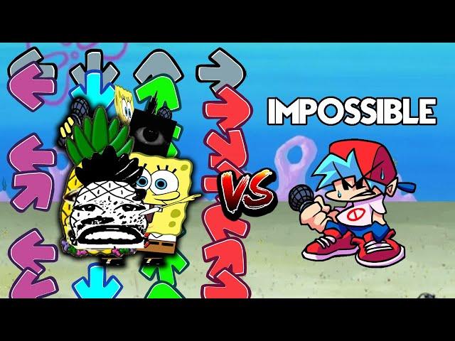 I beat the IMPOSSIBLE MOD ever... VS SPONG FULL WEEK | Friday Night Funkin'