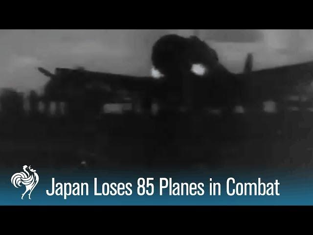 Aerial Combat Footage: Japanese Lose 85 Planes (1944) | War Archives