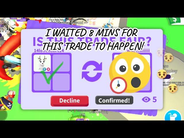 OMG DID THEY ACCEPT/DECLINE?⏳ I DESPERATELY WANTED THEIR PET FOR ARCTIC REINDEER Adopt Me - Roblox