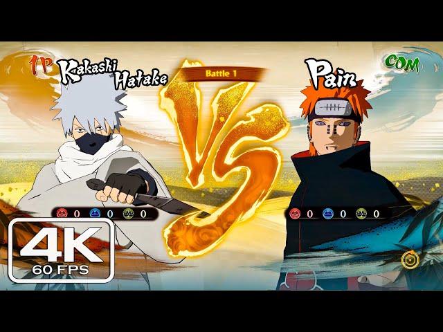 Kakashi Vs Pain Gameplay - Naruto Storm 4 Next Generations (4K 60fps)