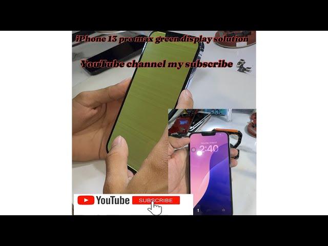 ￼ iPhone 13 pro max green display solution ￼￼03039074219