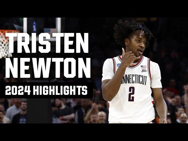 Tristen Newton 2024 NCAA tournament highlights | MOST OUTSTANDING PLAYER