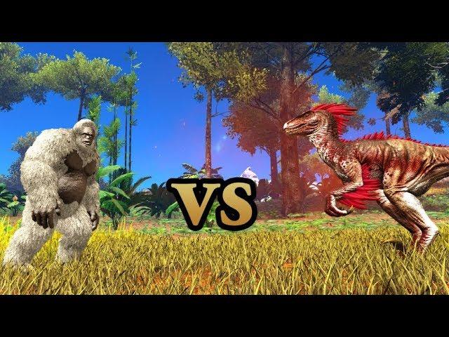 Yeti vs Alpha Raptor & MORE! || ARK: Survival Evolved || Cantex