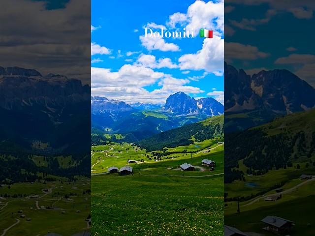 Spectacular Panoramic view over Dolomites from Seceda | Ortisei | Val Gardena #shorts #viral #video