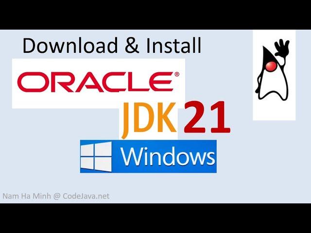 Download and Install Oracle JDK 21 on Windows