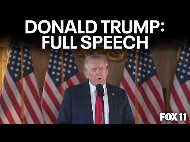 Trump press conference today: Full speech