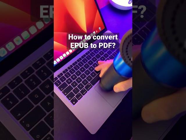 How to Convert EPUB to PDF Online 