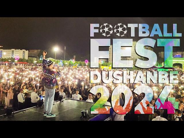 Международный день футбола в Таджикистане. Jonibek Murodov, Hasanov, Baron в FootballFest - Dushanbe