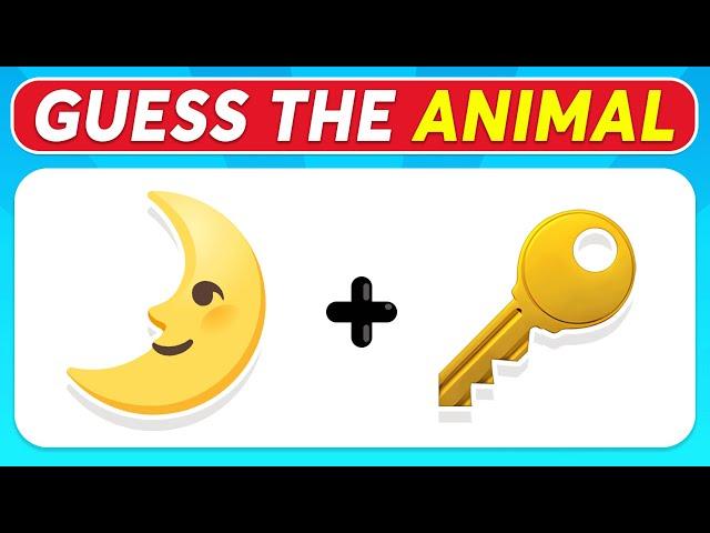 Can You Guess The ANIMAL By Emoji?  Animal Emoji Quiz