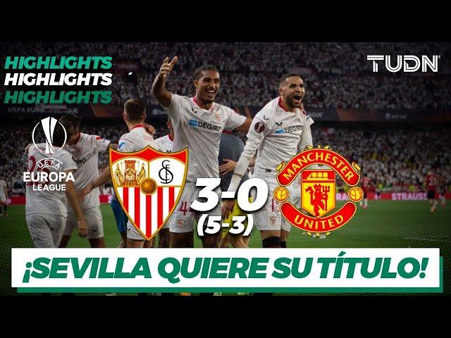 Highlights | Sevilla 3(5)-(2)0 Man United | UEFA Europa League 22/23 4tos | TUDN