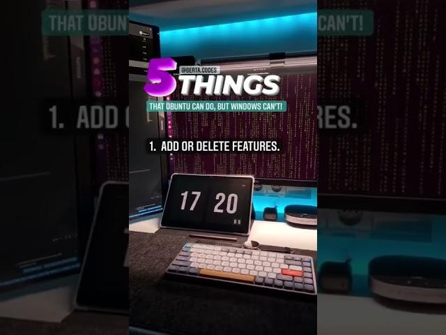 5 things that Ubuntu (Linux) can do, but Windows can't!