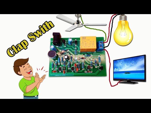 How to make Voice Control Clap Switch circuit at home - JLCPCB