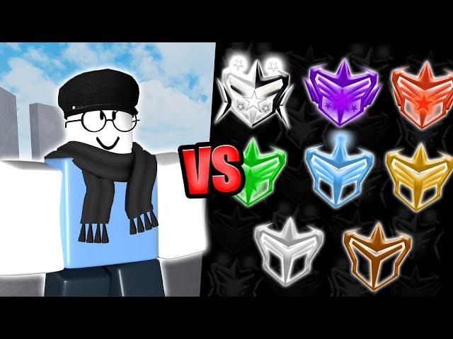 I 1v1'd EVERY Rank in Murderers VS Sheriffs Duels! (Rematch)