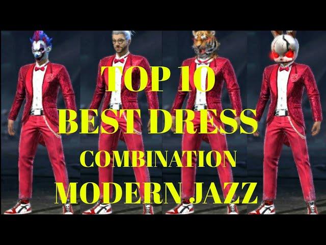 TOP 10 BEST DRESS COMBINATION MODERN JAZZ || FREE FIRE