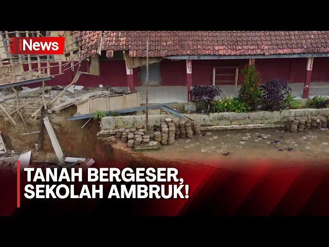 GEGER! Detik-Detik Tanah Bergeser Hancurkan Sekolah di Kab. Bandung Barat - iNews Malam 29/02