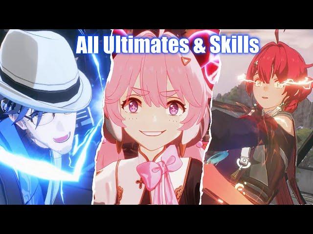 Wuthering Waves - All Characters Ultimates & Skills (CN Closed Beta)